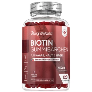 Biotin Gummibärchen online kaufen | Für Haut, Haare & Nägel