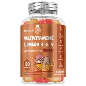 Multivitamin Gummibärchen für Kinder | 120 Fruchtgummis | Online bestellen