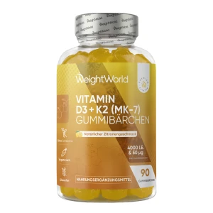Vitamin D3 + K2 Gummibärchen 4000 I.E. kaufen | WeightWorld