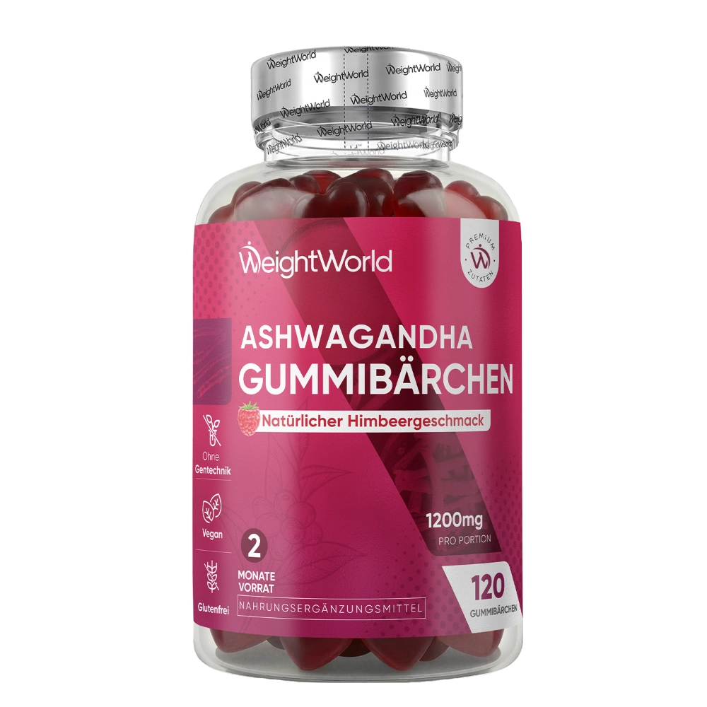Ashwagandha Fruchtgummis | 120 Stück | Vegan | Online bestellen