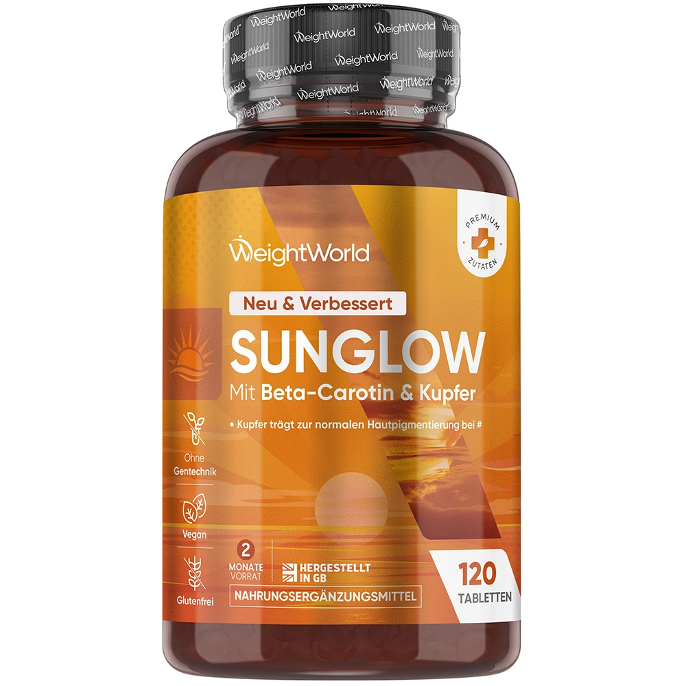 Sunglow Bräunungstabletten mit Beta Carotin online kaufen