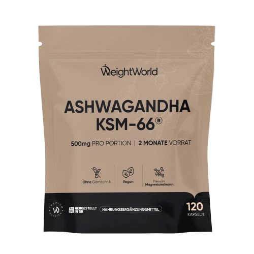 Ashwagandha KSM-66 Kapseln online kaufen | WeightWorld