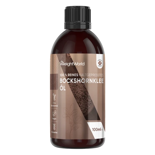 Reines kaltgepresstes Bockshornkleeöl | Premium Qualität | 100% rein für Haut & Haarpflege | Unterstützt Verdauung & Immunsystem | Jetzt online kaufe