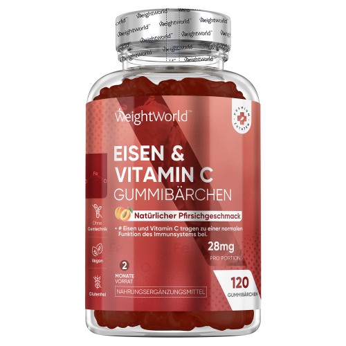 Eisen und Vitamin C Gummibärchen online kaufen | WeightWorld DE