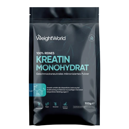 Creatina Monohidrato en Polvo 1 kg - Fórmula Micronizada Sin Sabor 100 % Pura y Vegana - Sin Estearato de Magnesio
