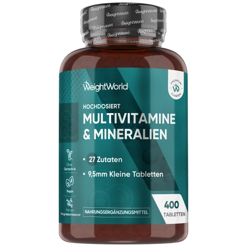27 Vitamine und Mineralstoffe in einer Tablette | 400 Stk. | Online bestellen