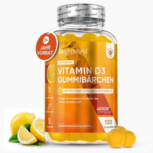 Vitamin D3 Gummibärchen 4000 IE online kaufen | WeightWorld